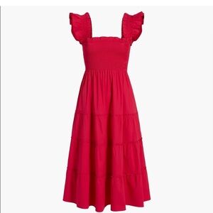 Hill House Ellie Nap Dress Red Raspberry XS